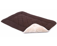 DOG GONE SMART, Нано-подстилка с меховой отделкой "Sleeper Cushion XXL", коричневая, 76х116 см