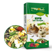 Триол Стандарт для грызунов с овощами и шиповником 500 г.