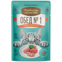 Деревенские лакомства д/к Тунец/креветка 50г