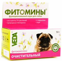 ФитоМины 5573 функциональный корм для собак с очистительным фитокомплексом 50г