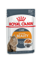 Royal Canin Интенс Бьюти пауч  в желе для взрослых котов и кошек для поддержания красоты шерсти, 85 г.