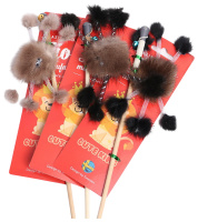 Дразнилка-удочка д/к Lion Норковый паук, 50 см