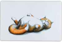 Зооник Коврик под миску "Thick cat" 44*28 см.