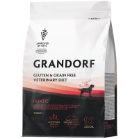 GRANDORF VETERINARY DIET Dog HEPATIC [Индейка] (1 кг)