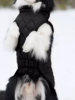 Жилет теплый для собак "Стежка" черный OSSO (р.37)