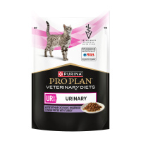 ПРОПЛАН VETERINARY DIETS UR ST/OX Urinary при болезнях нижних отделов мочевыводящих путей,с индейкой, 85 г пауч