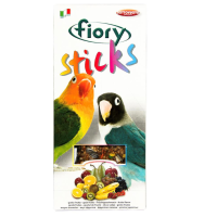 FIORY палочки для средних попугаев Sticks с фруктами 2х60г [уценка]