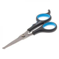 Ножницы DeLIGHT 15,5 см [6"], для стрижки морды с закругл. концами [полотно 4,5 см], [смещённые коль