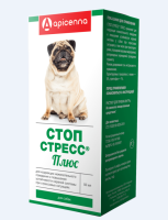 Apicenna Стоп-Стресс плюс, успокаивающие капли для собак, 50 мл [уценка]