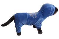 Велюровый комбинезон для собак Lion Crown LM930 (Размер M 25 см)