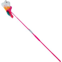 Удочка-дразнилка складная "Пушистая мышка", 30/580мм