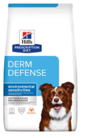 Hills Prescription Diet Derm Defense диетический сухой корм для взрослых собак для защиты от заболеваний кожи и кожных проявлений аллергии - 1,5 кг [уценка]