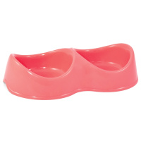 Триол Миска пластиковая двойная "Бисквит", 2*0,2л