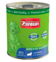 Четвероногий Гурман консервы для щенков 340гр с кроликом [уценка]