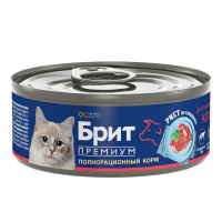 Brit Premium Риет из говядины для стерилизованных кошек, 100 г 1062844