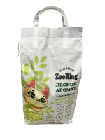 ZOORING наполнитель ЛЕСНОЙ АРОМАТ древесный комкующийся (4 кг/10л)