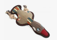 Игрушка для собак мягкая "Утка с веревкой", 330мм, TRIOL