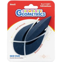Игрушка интерактивная для собак из натурального каучука Chewtastic Geometrics Geo-Duo, темно-синий