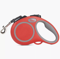 Поводок-рулетка для собак Urban XS, 3м до 12кг, лента, красный, Triol