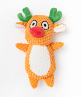 Игрушка Mr.Kranch для собак Олень с пищалкой, новогодняя серия