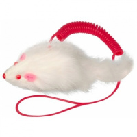 Игрушка SH09 для кошек "Мышь на пружине", 70-75мм ПОШТУЧНО