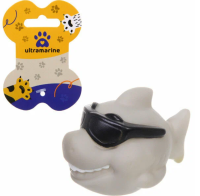 Игрушка "Акула" резиновая с пищалкой 9,5 см