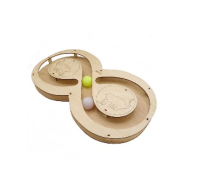 GoSi Игровой трек для кошек Восьмерка с шариками