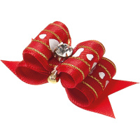 Бантик [пара] тройной объёмный, 5 см * 1,6 см, "Ностальжи" 18314