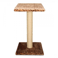 Когтеточка Триол 3044 NT столбик+полочка 41*41*68