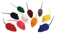 Мышь 164138 велюр с пищиком Триол