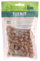 TiTBiT Подушечки глазированные с начинкой из индейки для собак Золотая коллекция 100 г.