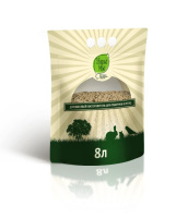 Зверьё Моё наполнитель древесный 3 мм, для грызунов и птиц, 8 л., 2 кг.