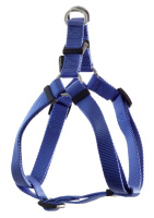Триол Шлейка нейлоновая для собак "Стандарт" M, синяя, 20*530-770 мм.