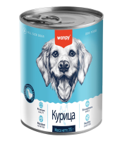 Wanpy Dog Консервы для собак из курицы, 375 г