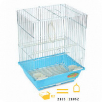 Триол Клетка для птиц 2105 цинк 30*23*39 см.