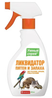 Apicenna Умный спрей Ликвидатор пятен и запаха для грызунов, хорьков, птиц и рептилий, 200 мл.