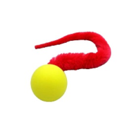 GoSi Игрушка-мячик для Кошек "Нарисуйка для кота" длинный хвост