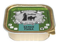 ZOORING Консервы для собак, паштет Белая рыба 100 г. [уценка]