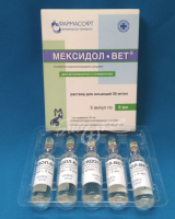 Мексидол-вет 5% 2мл. 10амп./уп. лечение ССН и СЛН 10шт. [уценка]