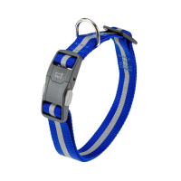 Ошейник CLUB REFLEX C15/44 со светоотражающей полоской Ферпласт (синий)
