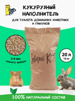 Золотой кот Кукурузный наполнитель для домашних животных и грызунов (20 л) Золотой кот Кукурузный наполнитель для домашних животных и грызунов (20 л)