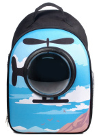 Рюкзак-переноска для животных "Вертолет", 450*320*230мм ТРИОЛ