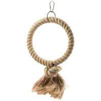 Игрушка для птиц "Кольцо из джута", d165/300мм Triol