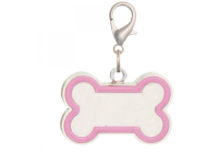 Адресник - кость розовый 30*16 мм, гравировка 19075 Пет лайн