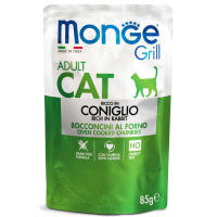 Monge Cat Grill пауч для кошек итальянский кролик 85г