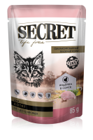 Secret Life Forse Влажный корм для котят индейка в соусе 85 г.