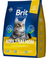 Brit Premium Сухой корм для кошек, с лососем (1,5 кг)