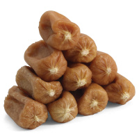 Пикантные сосиски д/с кролик, 500гр [банка]Триол