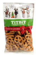 TiTBiT Печенье Мясной крендель для собак [Новогодняя коллекция] 100 г