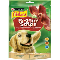 Фрискис Beggin Strips Сухой корм для собак бекон (120гр)